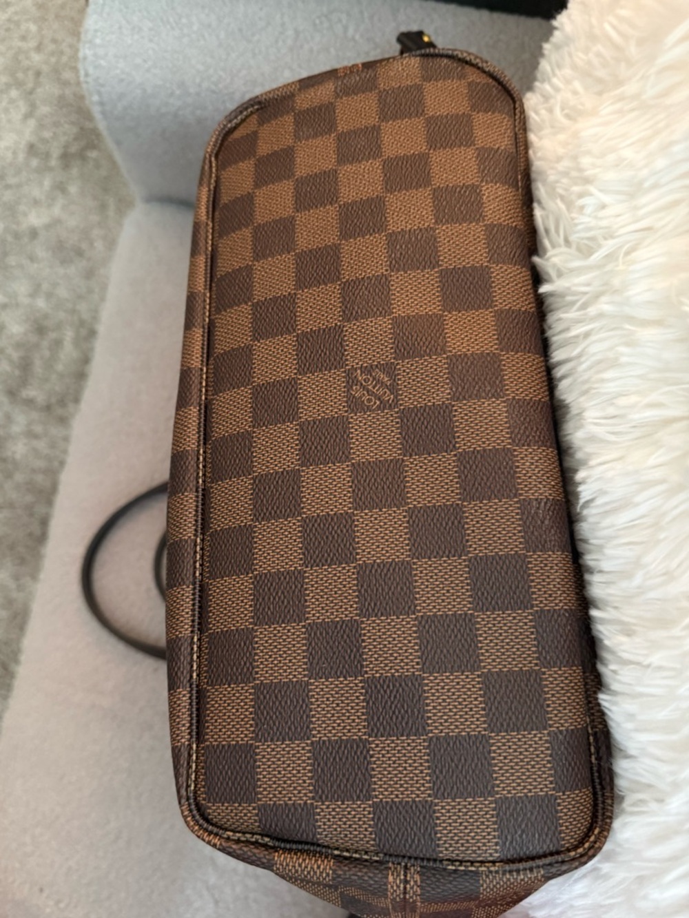 🔥Louis Vuitton Neverfull PM Damier Ebene Tote with Pouchette - Picture 9 of 11